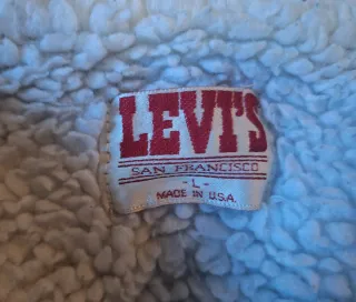 Chaqueta Levi's vaquera borrego