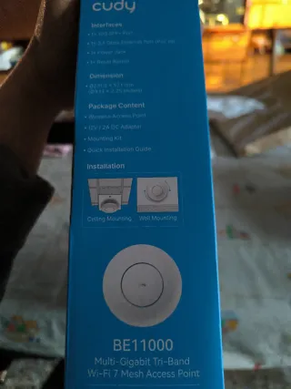 Cudy BE11000 Repetidor Wifi 7