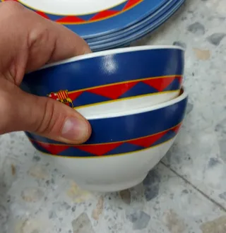 Colección Vajilla F.C.Barcelona Completa