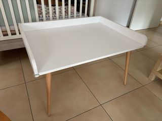 Escritorio infantil madera blanco