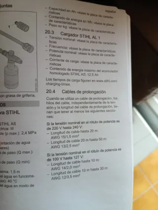 Hidrolavadora Stihl RCA 20.0 a Batería