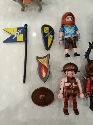 Playmobil Novelmore Carro con Cavalieri e Figure