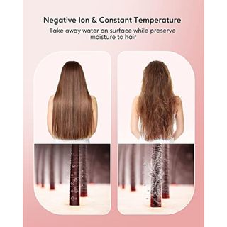 Secador de pelo iónico de 2200 W, potente,NUEVO, CAJA ROTA, con concentrador y difusor, ideal para uso familiar y profesional en salones