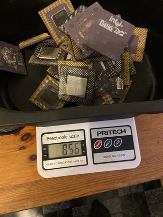 Lote Procesadores Intel y AMD para Recuperar Oro
