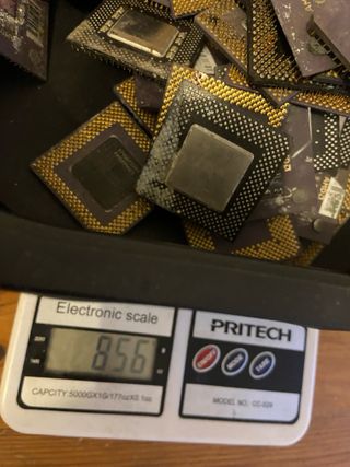 Lote Procesadores Intel y AMD para Recuperar Oro