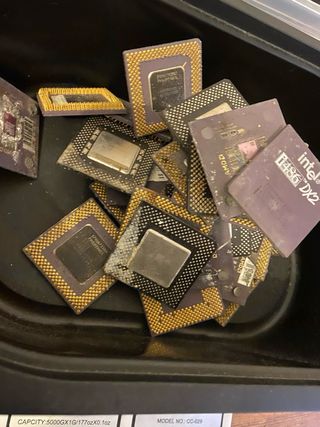 Lote Procesadores Intel y AMD para Recuperar Oro