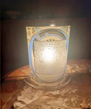 Lampada Gattinoni in vetro trasparente