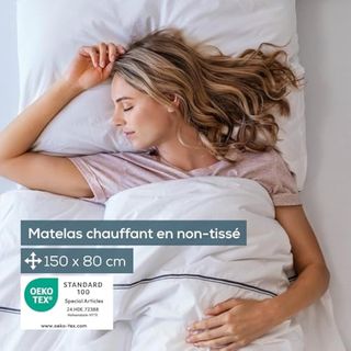 Beurer TS 17 cubrecolchón térmico,NUEVO, CAJA ABIERTA, material suave no tejido, antideslizante gracias a la fijación con elástico, 3 niveles de temperatura, 150 x 80 cm, sistema de seguridad, int...