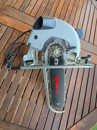 Sierra circular Kress 6055 electrica + motosierra