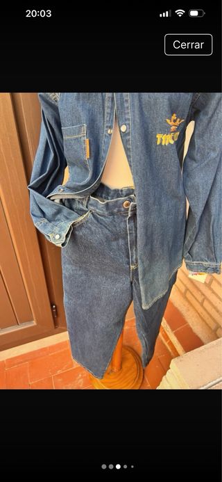Conjunto vaquero unisex 70s