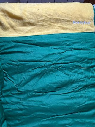 Colchoneta hinchable infantil con saco