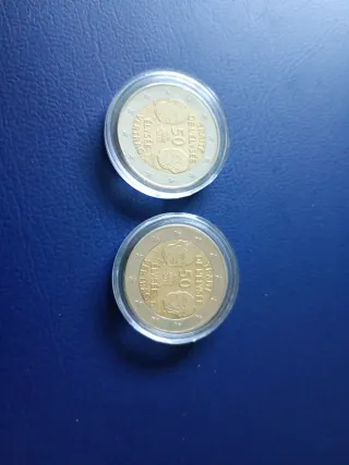Monedas Tratado del Elíseo 50 Años