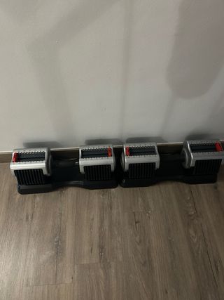 Mancuernas Ajustables 1-25 kg + Soporte