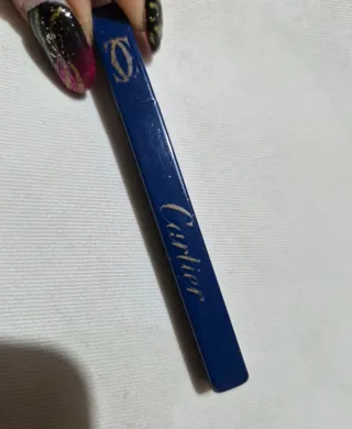 Accendino vintage Cartier blu