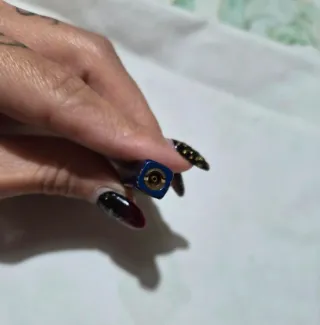 Accendino vintage Cartier blu