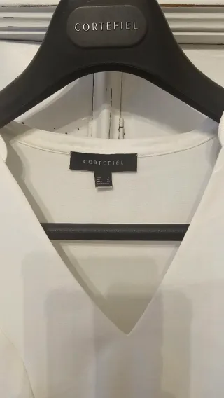 Camisa Cortefiel Blanca Talla L