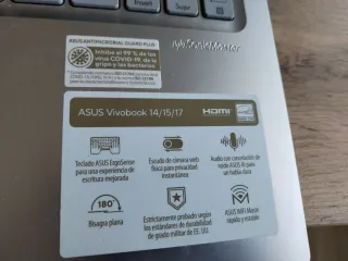 Portátil Asus Vivobook Gris/Plateado