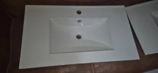 Lavabo blanco porcelana 47x82cm