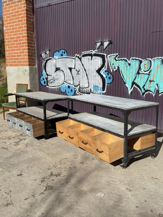 RACKS MUEBLE INDUSTRIAL. 150x65x85h