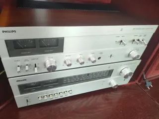 Amplificador y Radio Philips AH 594 y 694