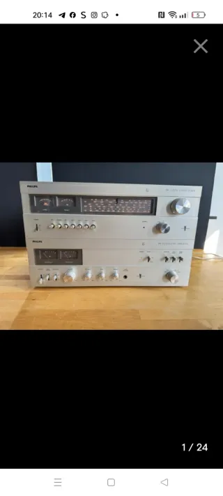 Amplificador y Radio Philips AH 594 y 694