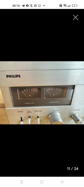 Amplificador y Radio Philips AH 594 y 694