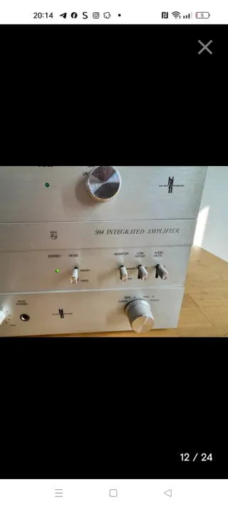 Amplificador y Radio Philips AH 594 y 694