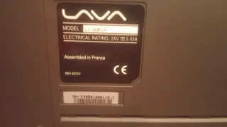 Pantalla LAVA TV/PC Negra y Plateada