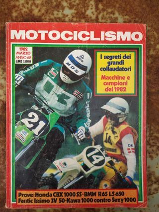 Motociclismo Marzo 1982 Honda Bmw Fantic Kawasaki