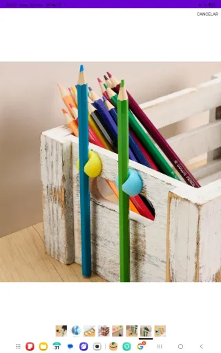 Pinzas de silicona para cables (varios colores) nu