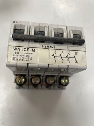 Interruptor Control Potencia Siemens ICP-M