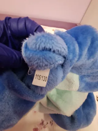 Disfraz- pijama de Stitch Azul