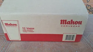 12 Bicchieri per Birra Mahou Caña