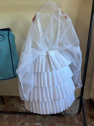 Cancán volantes niña 70cm