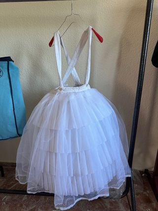 Cancán volantes niña 70cm