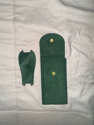Custodia porta orologio verde