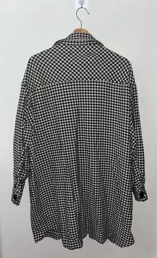 Abrigo fino Zara de verano  cuadros L