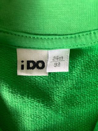 Giacca bambina verde con zip