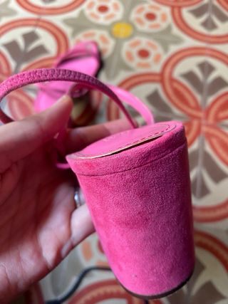 Tacones H&M Rosa Fucsia Talla 39