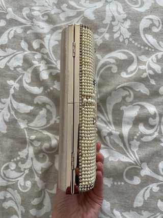 Bolso de fiesta perlas y pedrería