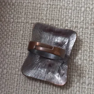 Anello quadrato donna