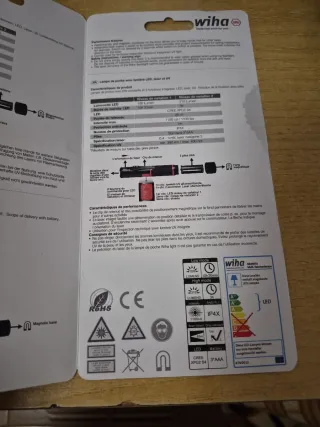 Linterna Wiha LED, UV y Láser