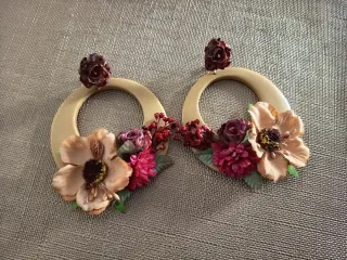 Pendientes Flamenca Flores
