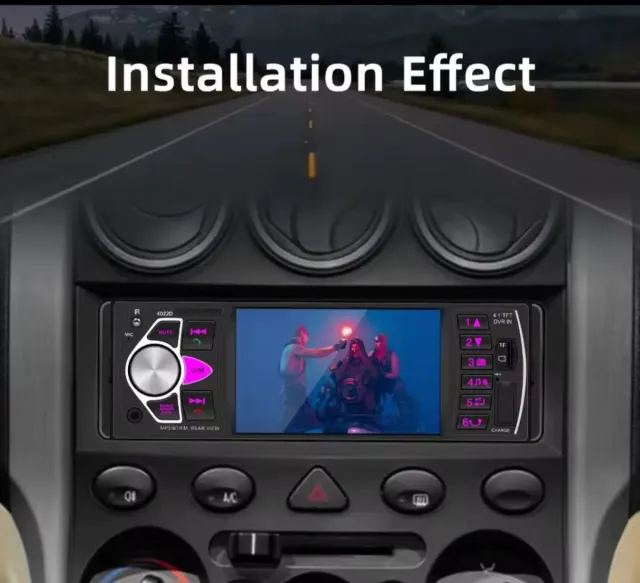 Radio Reproductor MP5 HD  Pantalla 4.1" Bluetooth