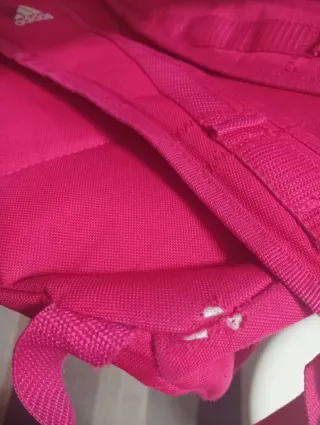 Mochila Adidas Rosa con 3 Rayas