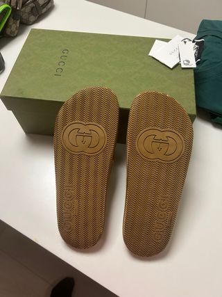 Chanclas Gucci Banda Web