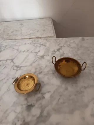 Antigüedad latón decoración