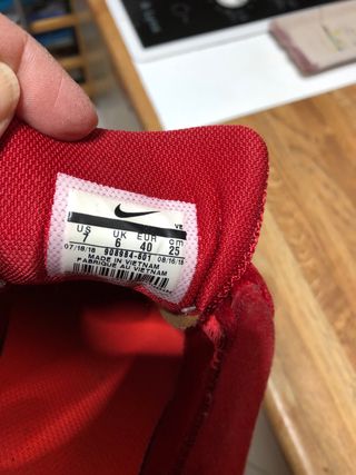 Zapatillas Nike Running Rojas