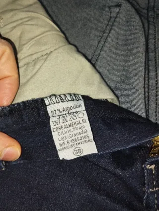 Pantalón vaquero mujer recto