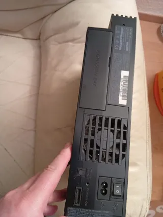 2 Mandos Dualshock PS2 Sony Negros + Consola